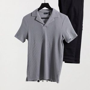 Waffle fit polo